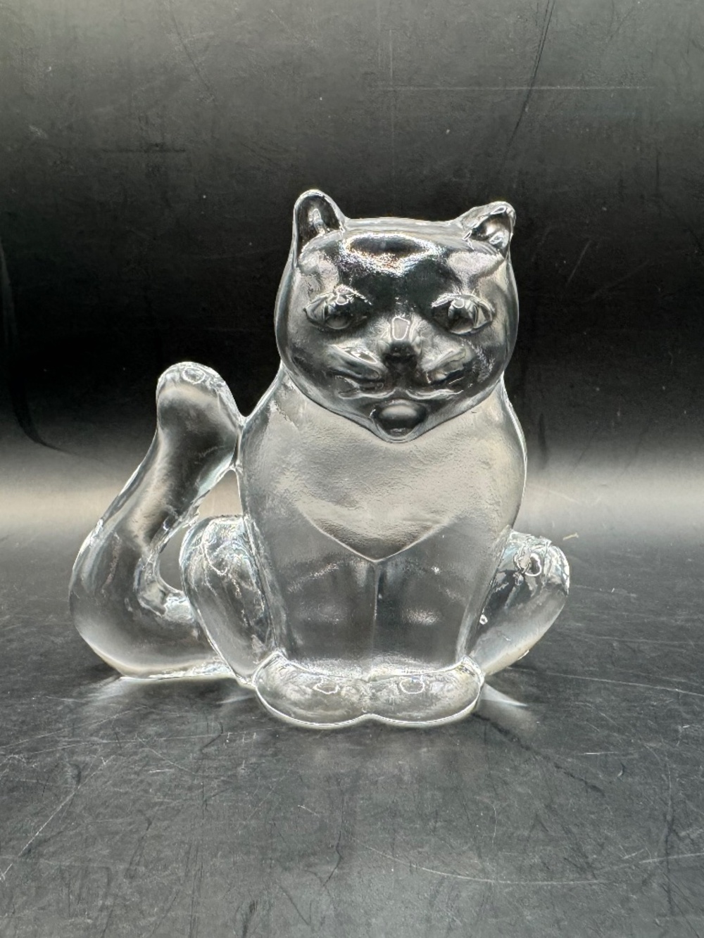 Kosta Boda Zoo Series Cat figurine by Bertil Vallien 1977